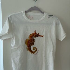 In Print We Trust Seahorse Tee